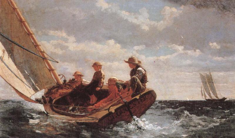 Winslow Homer It borjar fraiska in France oil painting art